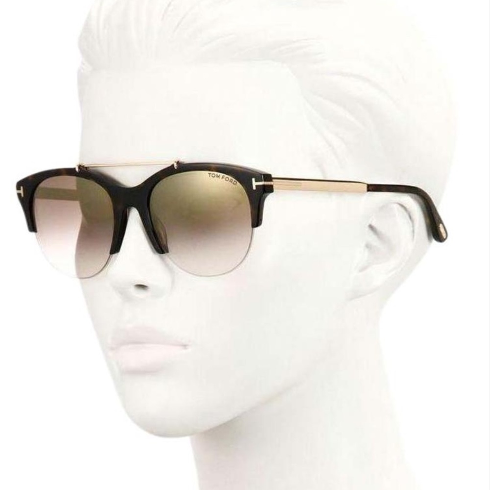New TOM FORD Adrenne Rounded Sunglasses - Picture 3 of 16